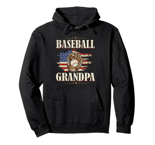 American Flag Usa Proud Grandpa Love Hoodie - Minimalist Print Men Women - T-Shirt, Sweatshirt, Hoodie