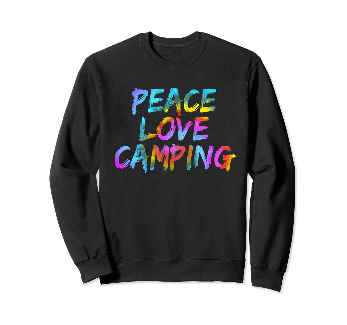 Camping Camping Campsite Peace Sweatshirt - Aesthetic Graphic for Adults - T-Shirt, Sweatshirt, Hoodie