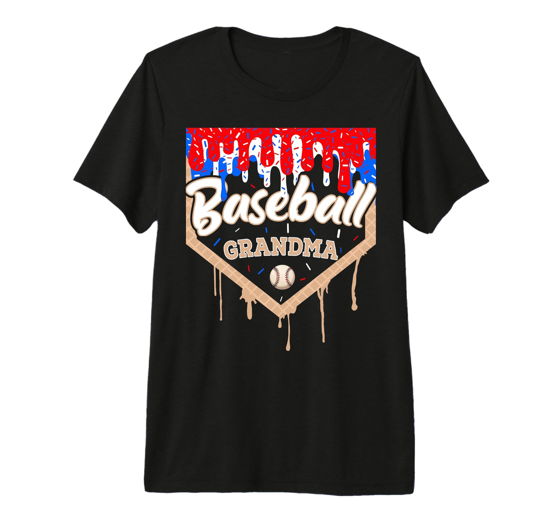 Baseball Drip Brother Ice Cream Home T-Shirt - Unique Graphic Men Women - T-Shirt, Sweatshirt, Hoodie
