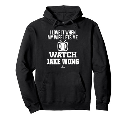 My Wife Lets Me Watch Jake Wong Prospect Hoodie - Graphic Print for Adults - T-Shirt, Sweatshirt, Hoodie