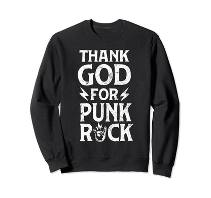 Embrace Punk Rock Vibe Garage Grunge Sweatshirt - Streetwear Style Unisex - T-Shirt, Sweatshirt, Hoodie