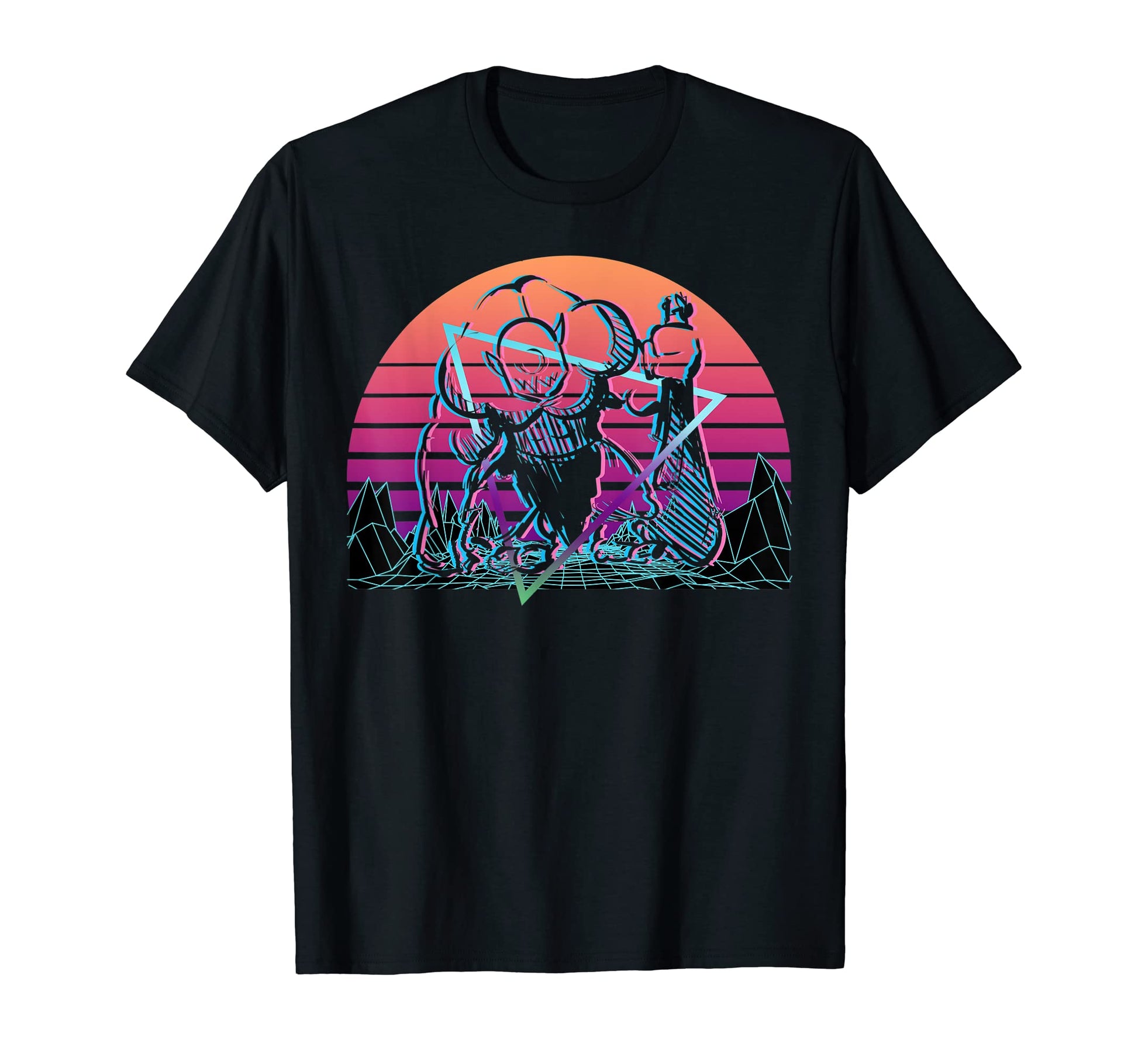 Cyclop Ancient Greek Mythology Vaporwave T-Shirt - Unique Graphic Unisex - T-Shirt, Sweatshirt, Hoodie
