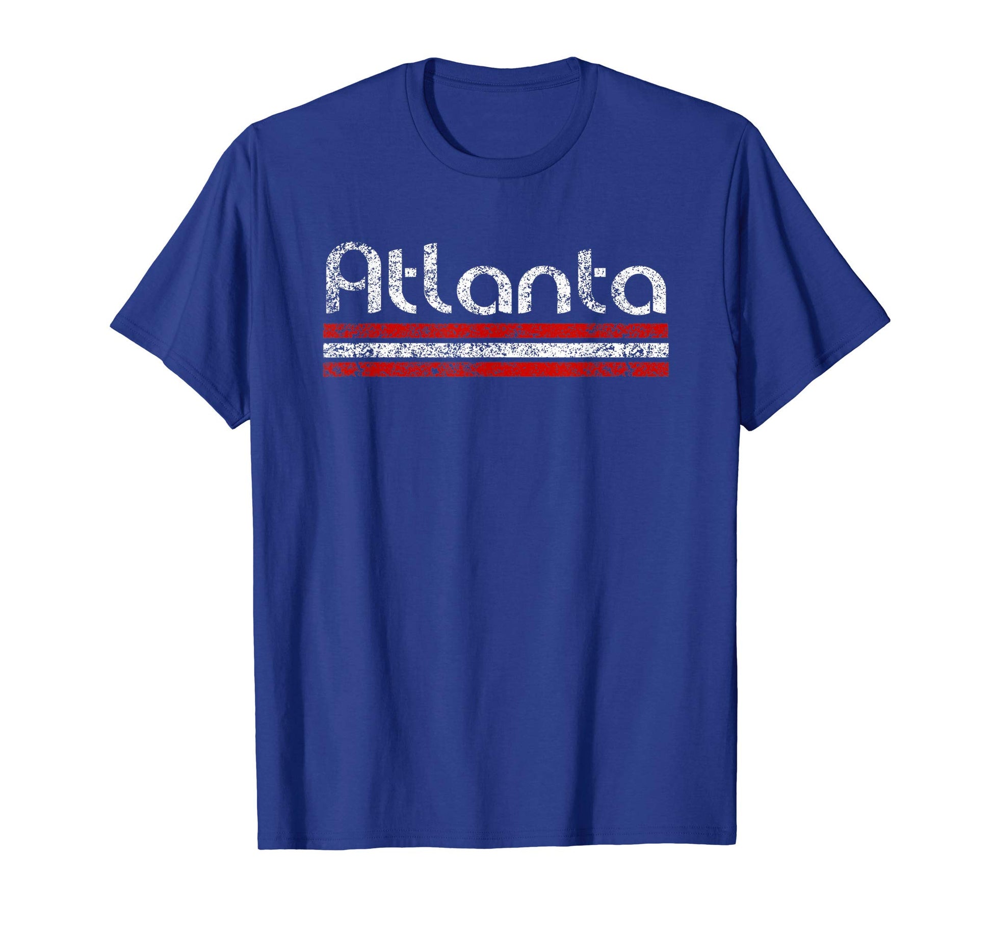 Atlanta Georgia Weathered Stripe T-Shirt - Novelty Apparel Men Women - T-Shirt, Sweatshirt, Hoodie