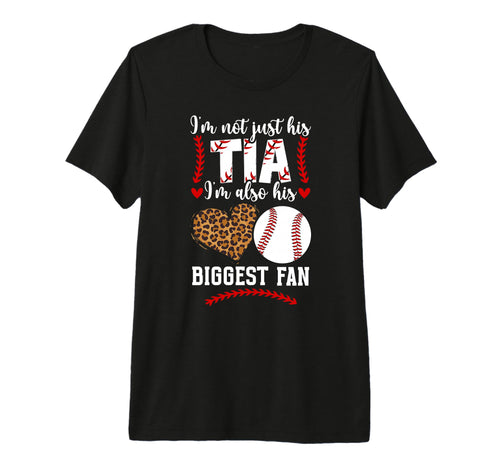 His Biggest Fan Baseball Tia Baseball T-Shirt - Unique Graphic Men Women - T-Shirt, Sweatshirt, Hoodie