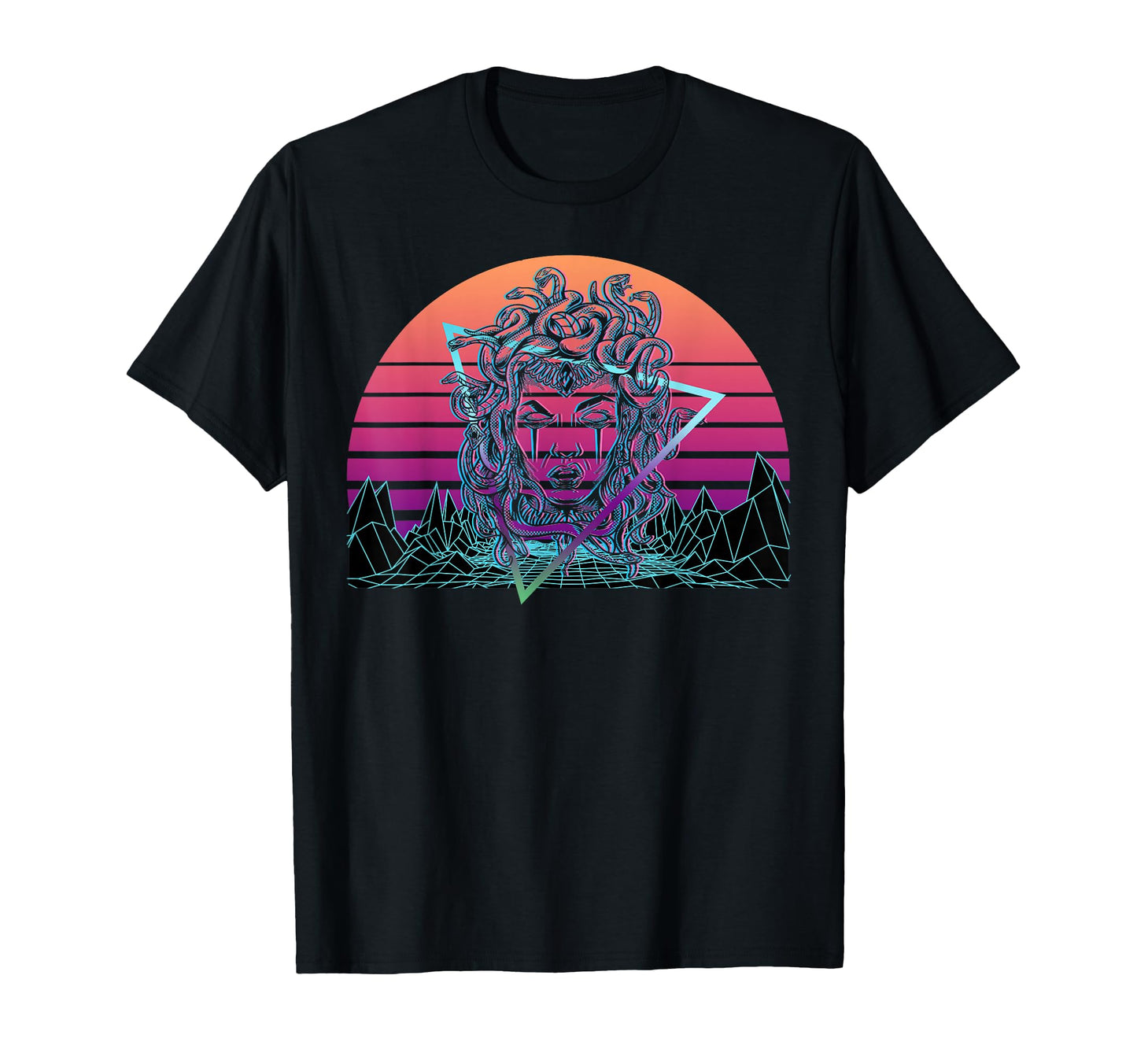Medusa Greek Mythology Gorgons Vaporwave T-Shirt - Streetwear Style Unisex - T-Shirt, Sweatshirt, Hoodie