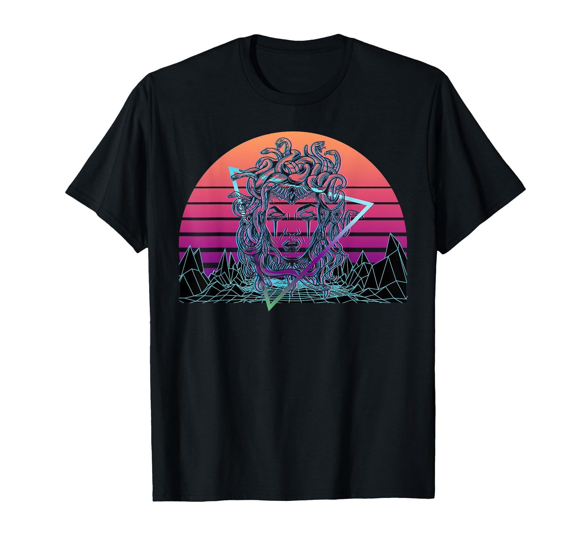 Medusa Greek Mythology Gorgons Vaporwave T-Shirt - Streetwear Style Unisex - T-Shirt, Sweatshirt, Hoodie