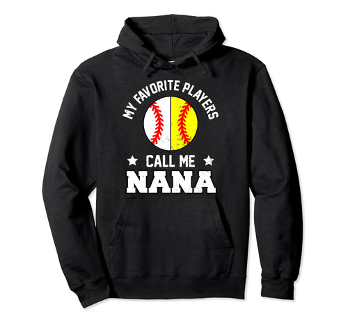 My Favorites Baseball Softball Hoodie - Fun Novelty Design Men Women - T-Shirt, Sweatshirt, Hoodie