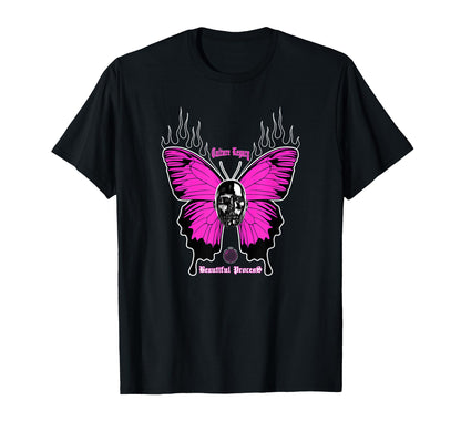 Butterfly Edgy Y2K Grunge Aesthetic T-Shirt - Novelty Apparel Unisex - T-Shirt, Sweatshirt, Hoodie