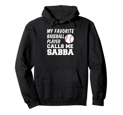 My Favorite Baseball Player Calls Me Hoodie - Graphic Print Men Women - T-Shirt, Sweatshirt, Hoodie