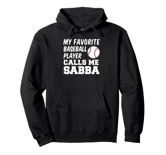 My Favorite Baseball Player Calls Me Hoodie - Graphic Print Men Women - T-Shirt, Sweatshirt, Hoodie