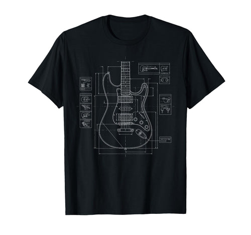 Electric Guitar Rock Music Rock Band T-Shirt - Minimalist Print Unisex - T-Shirt, Sweatshirt, Hoodie