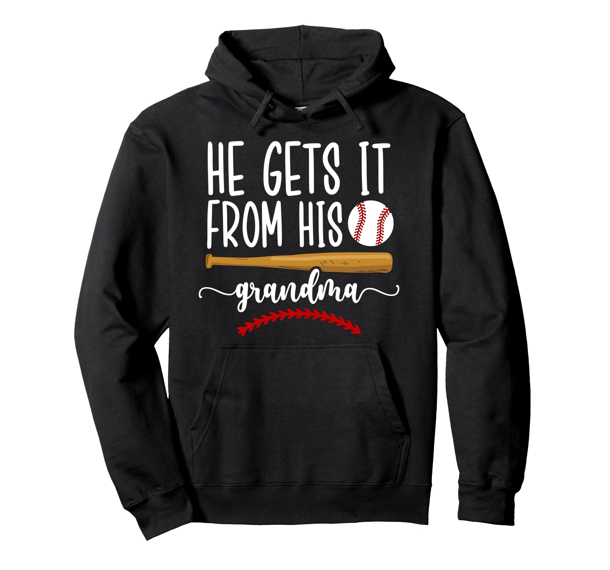 Proud Baseball Grandma Baseball Hoodie - Aesthetic Graphic Men Women - T-Shirt, Sweatshirt, Hoodie