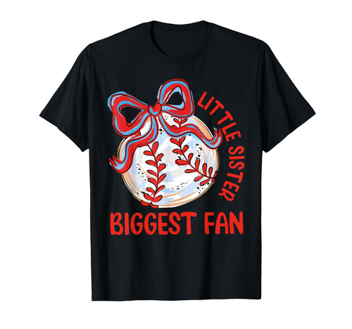 Little Sister Biggest Fan Funny Game T-Shirt - Trendy Graphic Men Women - T-Shirt, Sweatshirt, Hoodie