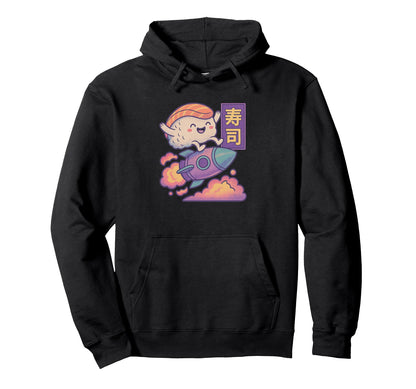 Shiba Dreams Japanese Blossom Vaporwave Hoodie - Graphic Print for Adults - T-Shirt, Sweatshirt, Hoodie