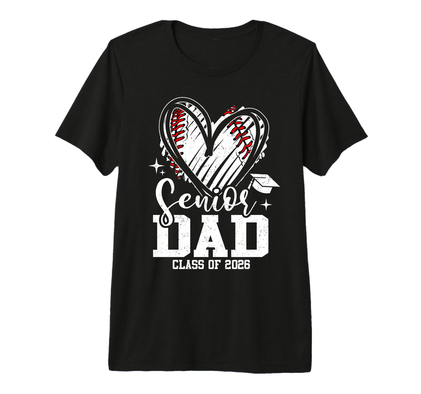 Proud Senior Dad Class 2026 Baseball T-Shirt - Streetwear Style for Adults - T-Shirt, Sweatshirt, Hoodie