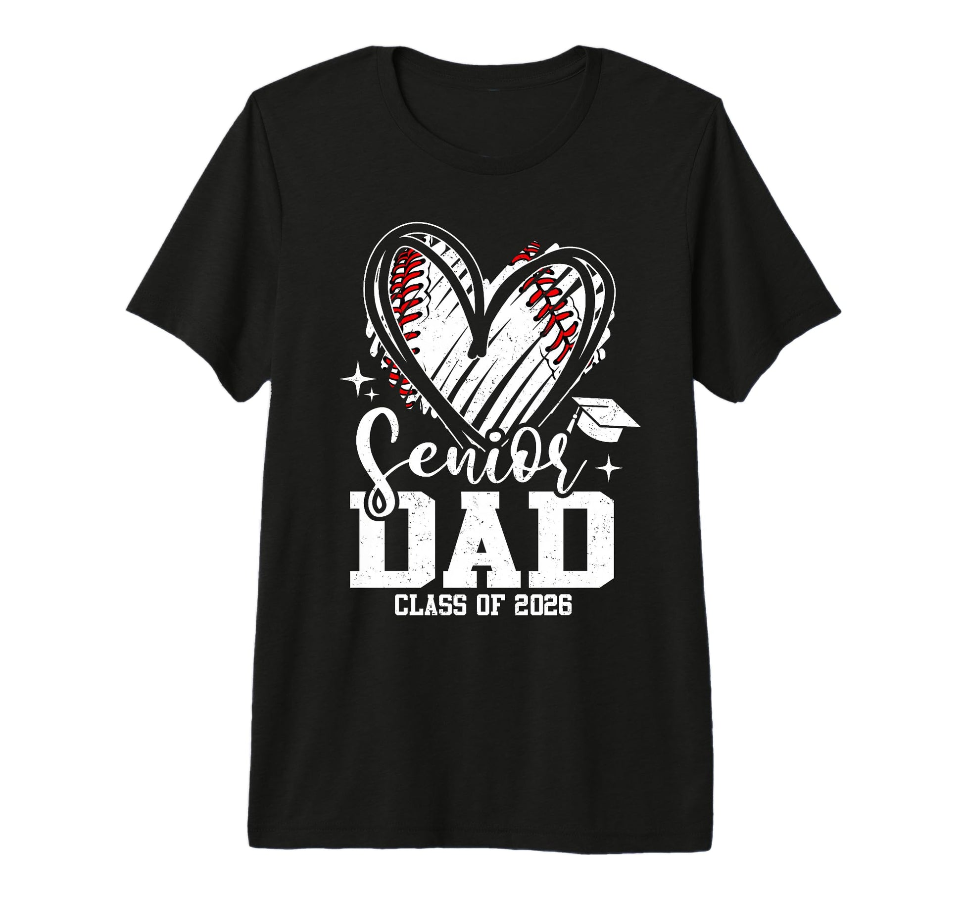 Proud Senior Dad Class 2026 Baseball T-Shirt - Streetwear Style for Adults - T-Shirt, Sweatshirt, Hoodie