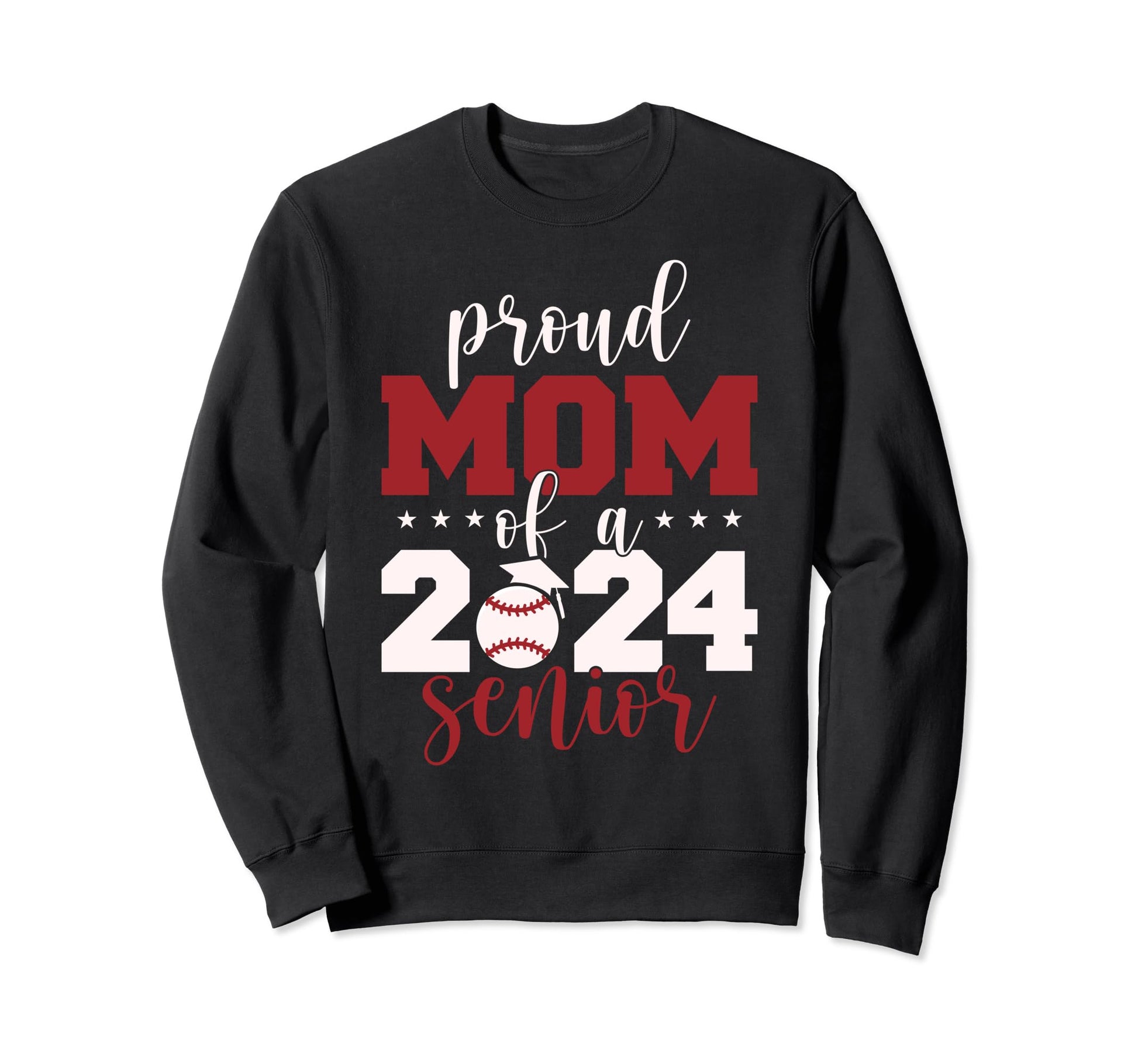 2024 Senior Proud Mom Senior Class Sweatshirt - Novelty Apparel Men Women - T-Shirt, Sweatshirt, Hoodie