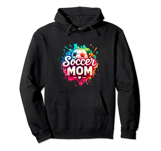 Soccer Mom Mama Mother Soccer Player Game Hoodie - Custom Art Print Unisex - T-Shirt, Sweatshirt, Hoodie