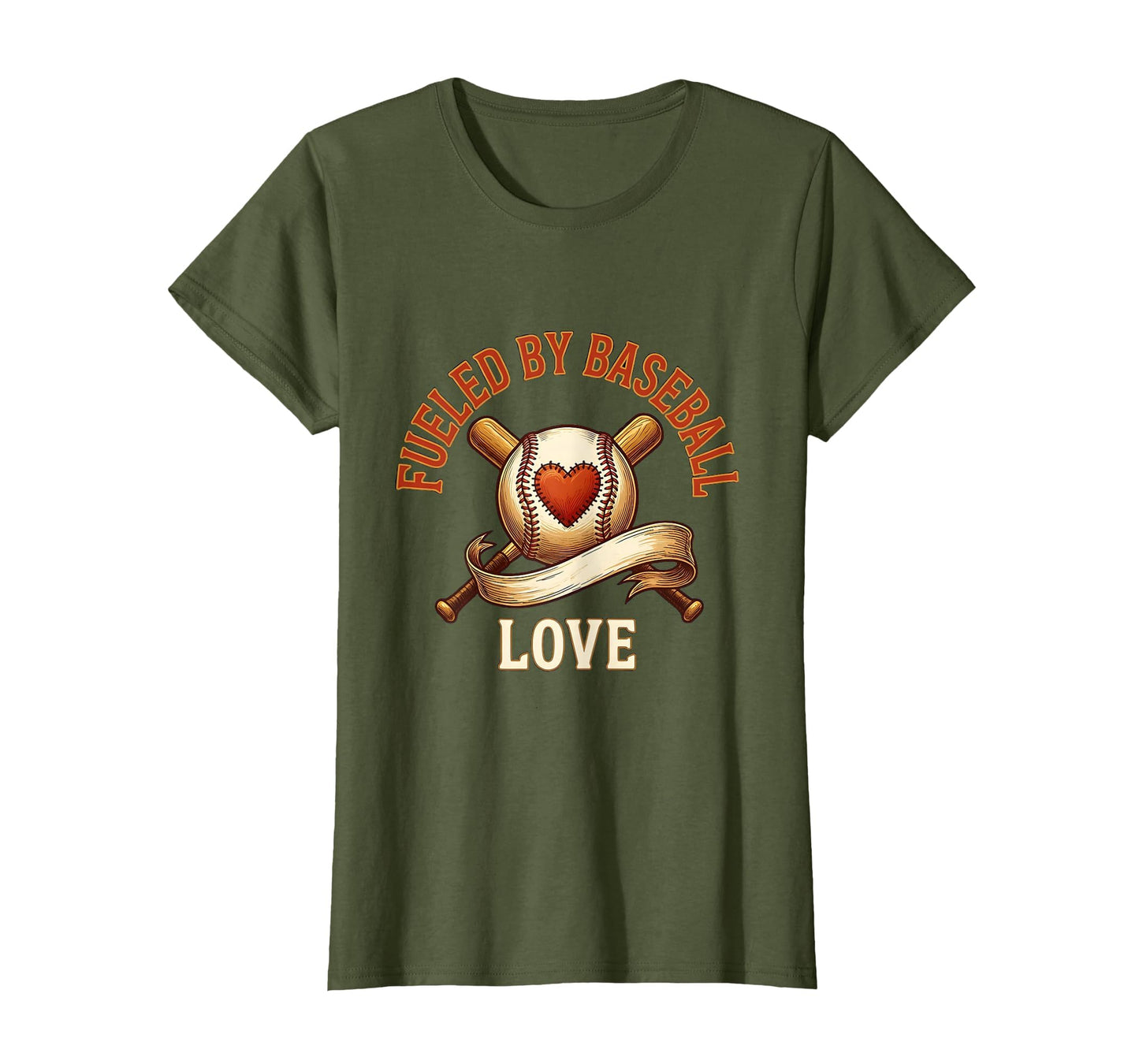 Fueled Baseball Love Baseball Mom T-Shirt - Aesthetic Graphic for Adults - T-Shirt, Sweatshirt, Hoodie