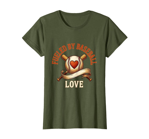 Fueled Baseball Love Baseball Mom T-Shirt - Aesthetic Graphic for Adults - T-Shirt, Sweatshirt, Hoodie