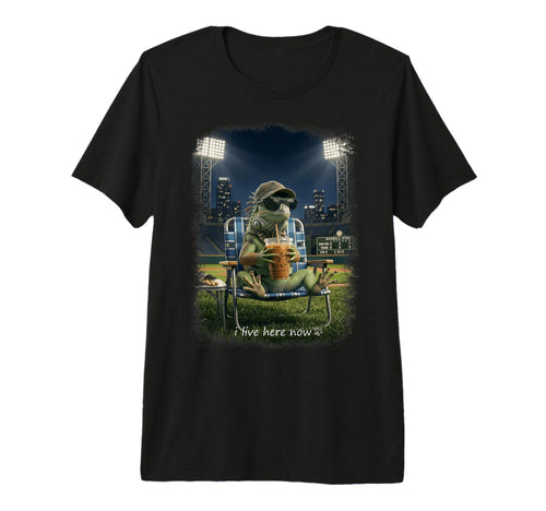 Funny Iguanas Ballfield Baseball T-Shirt - Minimalist Print for Adults - T-Shirt, Sweatshirt, Hoodie