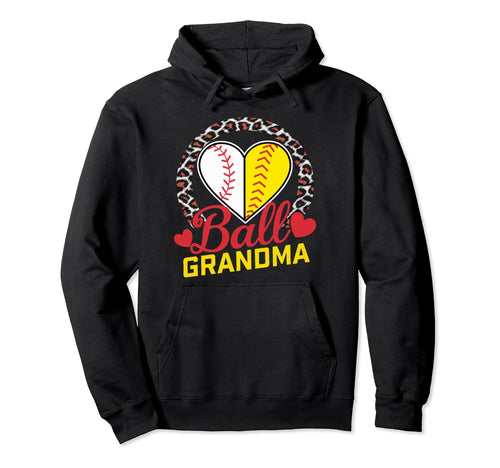 Baseball Grandma Grandmother Granny Hoodie - Casual Everyday Wear Unisex - T-Shirt, Sweatshirt, Hoodie