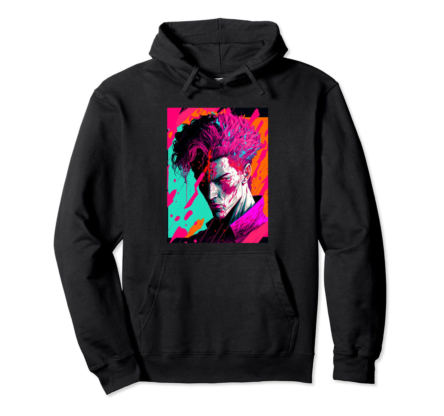 Chaotic Evil Japanese Vaporwave Hoodie - Aesthetic Graphic Men Women - T-Shirt, Sweatshirt, Hoodie