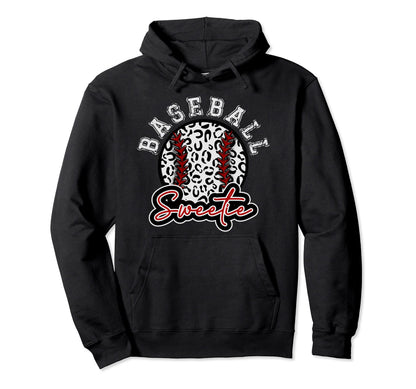Leopard Cheetah Baseball Sweetie Womens Hoodie - Graphic Print Unisex - T-Shirt, Sweatshirt, Hoodie