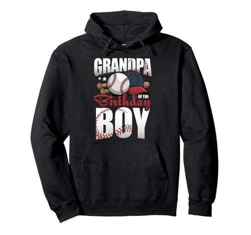 Grandpa Birthday Matching Baseball Hoodie - Minimalist Print Unisex - T-Shirt, Sweatshirt, Hoodie