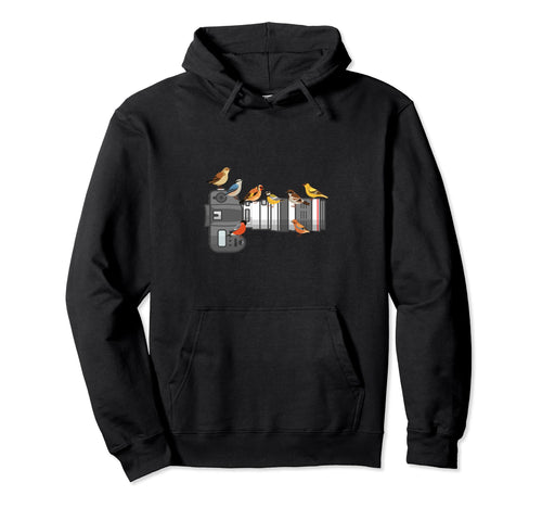 Bird Long Lens Camera Sunset Hoodie - Aesthetic Graphic Men Women - T-Shirt, Sweatshirt, Hoodie