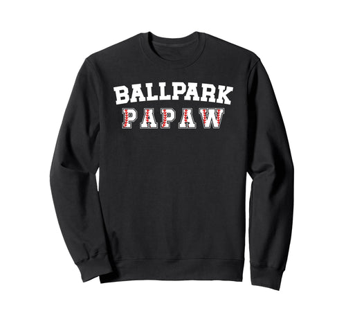 Ballpark Papaw Baseball Papaw Sweatshirt - Minimalist Print Unisex - T-Shirt, Sweatshirt, Hoodie