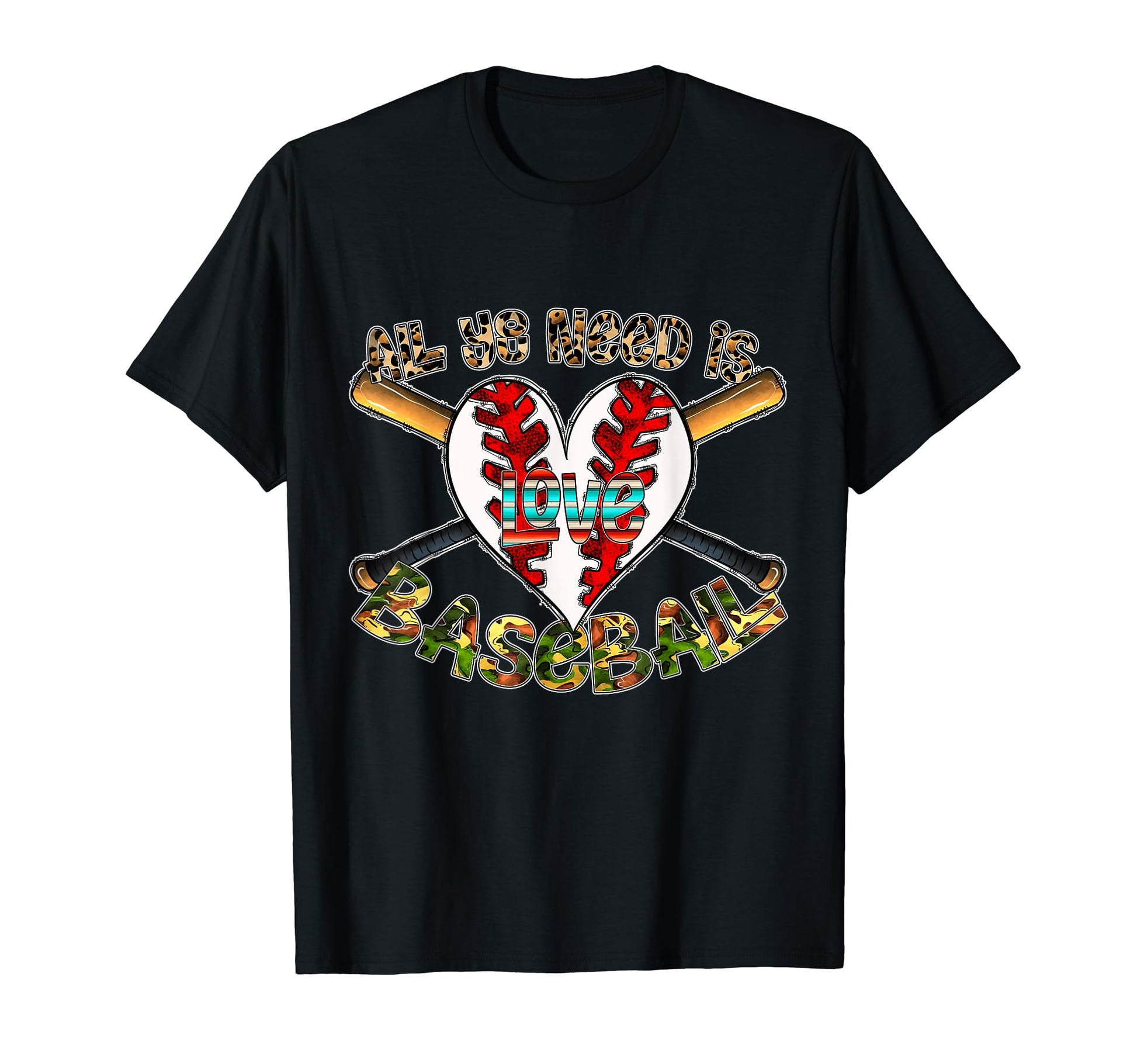 All You Need Is Baseball Player Mom Dad T-Shirt - Trendy Graphic Unisex - T-Shirt, Sweatshirt, Hoodie