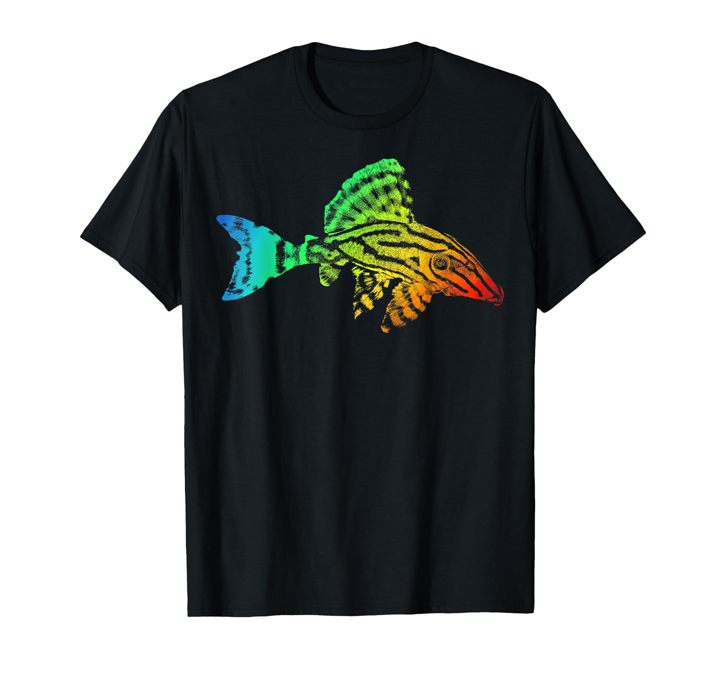 Plecostomus Colorful Rainbow T-Shirt - Streetwear Style for Adults - T-Shirt, Sweatshirt, Hoodie