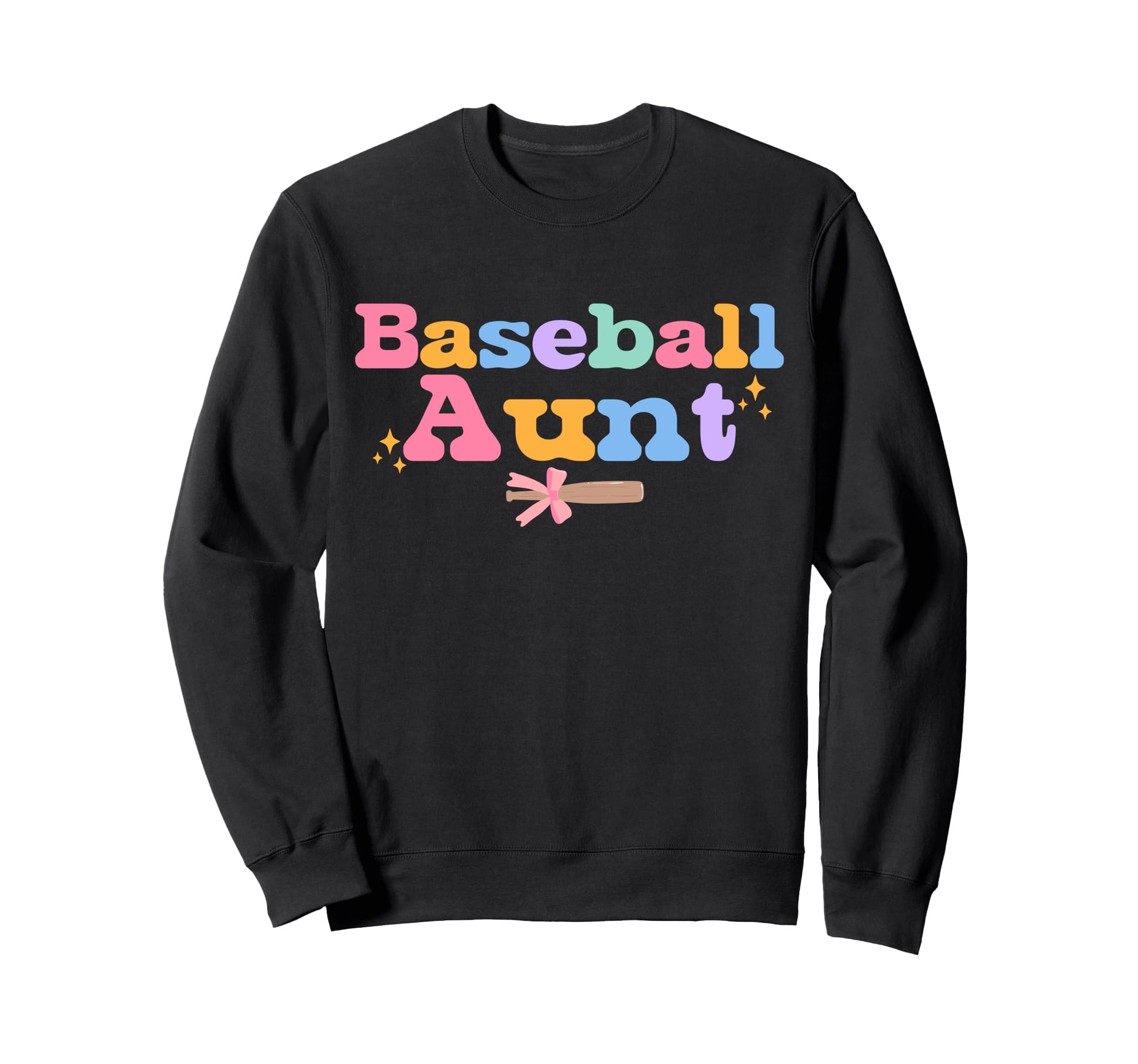 Baseball Aunt Coquette Bow Nephew Sweatshirt - Aesthetic Graphic Unisex - T-Shirt, Sweatshirt, Hoodie