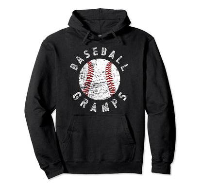 Baseball Gramps Grandpa Best Gramps Hoodie - Aesthetic Graphic Men Women - T-Shirt, Sweatshirt, Hoodie