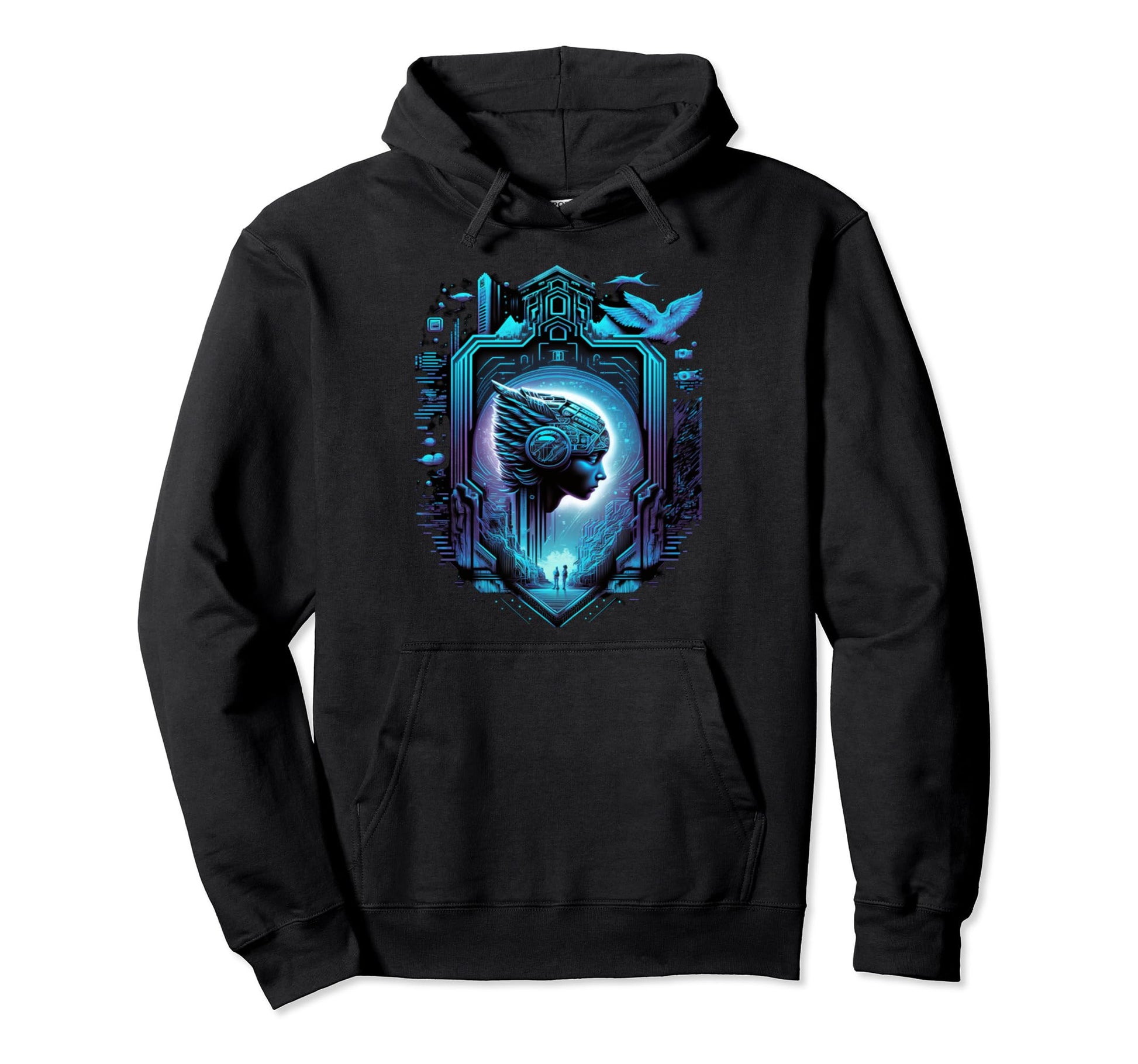 Vaporwave Aesthetics Psychedelic Hoodie - Unique Graphic Men Women - T-Shirt, Sweatshirt, Hoodie