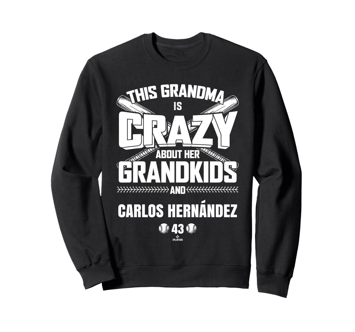 Grandma Crazy Carlos Hern Ndez Sweatshirt - Aesthetic Graphic Unisex - T-Shirt, Sweatshirt, Hoodie