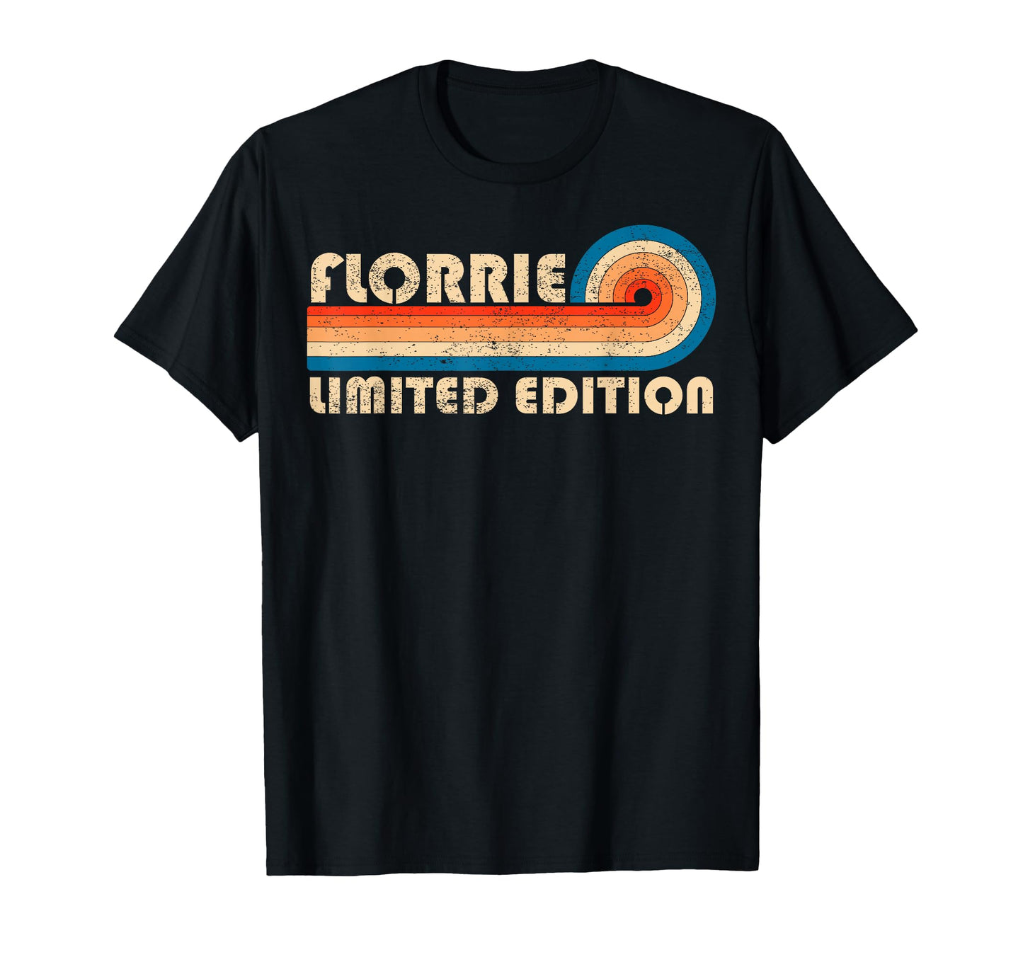 Florrie 70S 80S Sunset Stripe T-Shirt - Graphic Print for Adults - T-Shirt, Sweatshirt, Hoodie