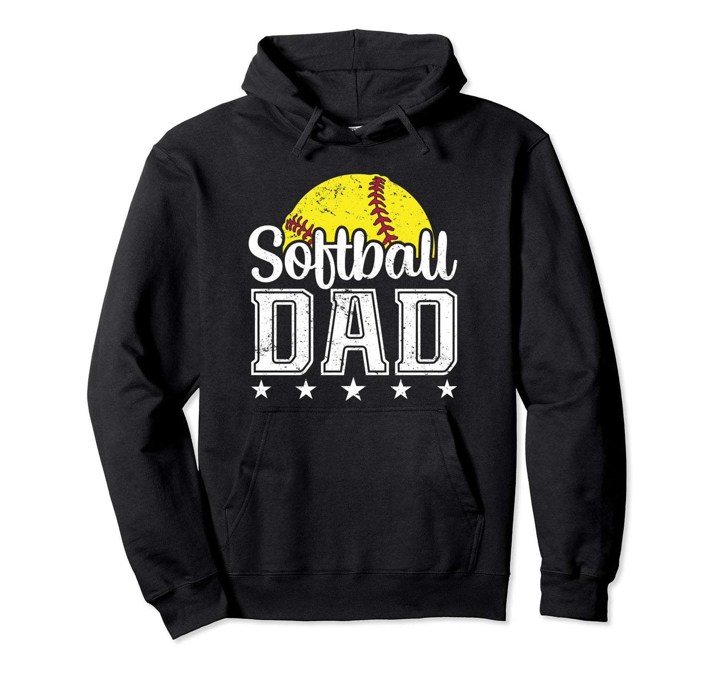 Softball Dad Player Team Mama Sports Hoodie - Minimalist Print for Adults - T-Shirt, Sweatshirt, Hoodie