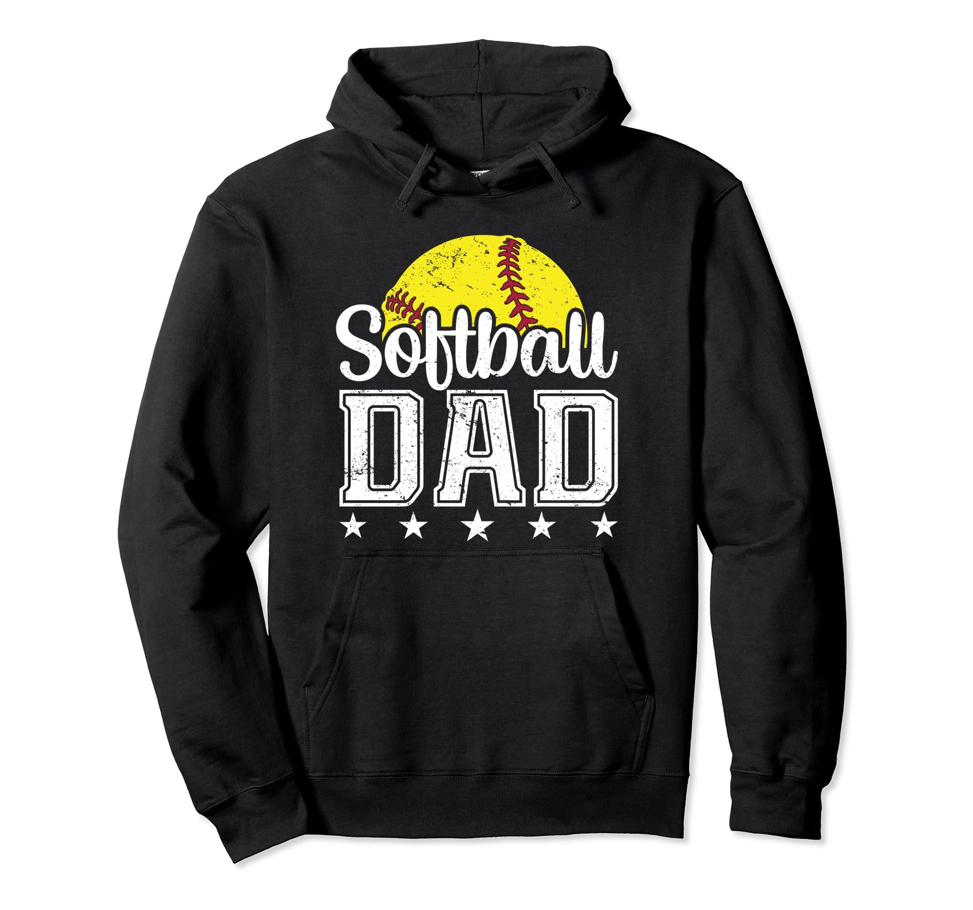 Softball Dad Player Team Mama Sports Hoodie - Minimalist Print for Adults - T-Shirt, Sweatshirt, Hoodie