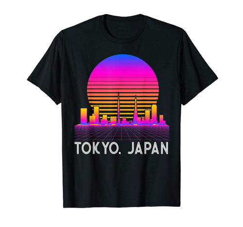Tokyo Japan Vaporwave Aesthetic T-Shirt - Fun Novelty Design Men Women - T-Shirt, Sweatshirt, Hoodie