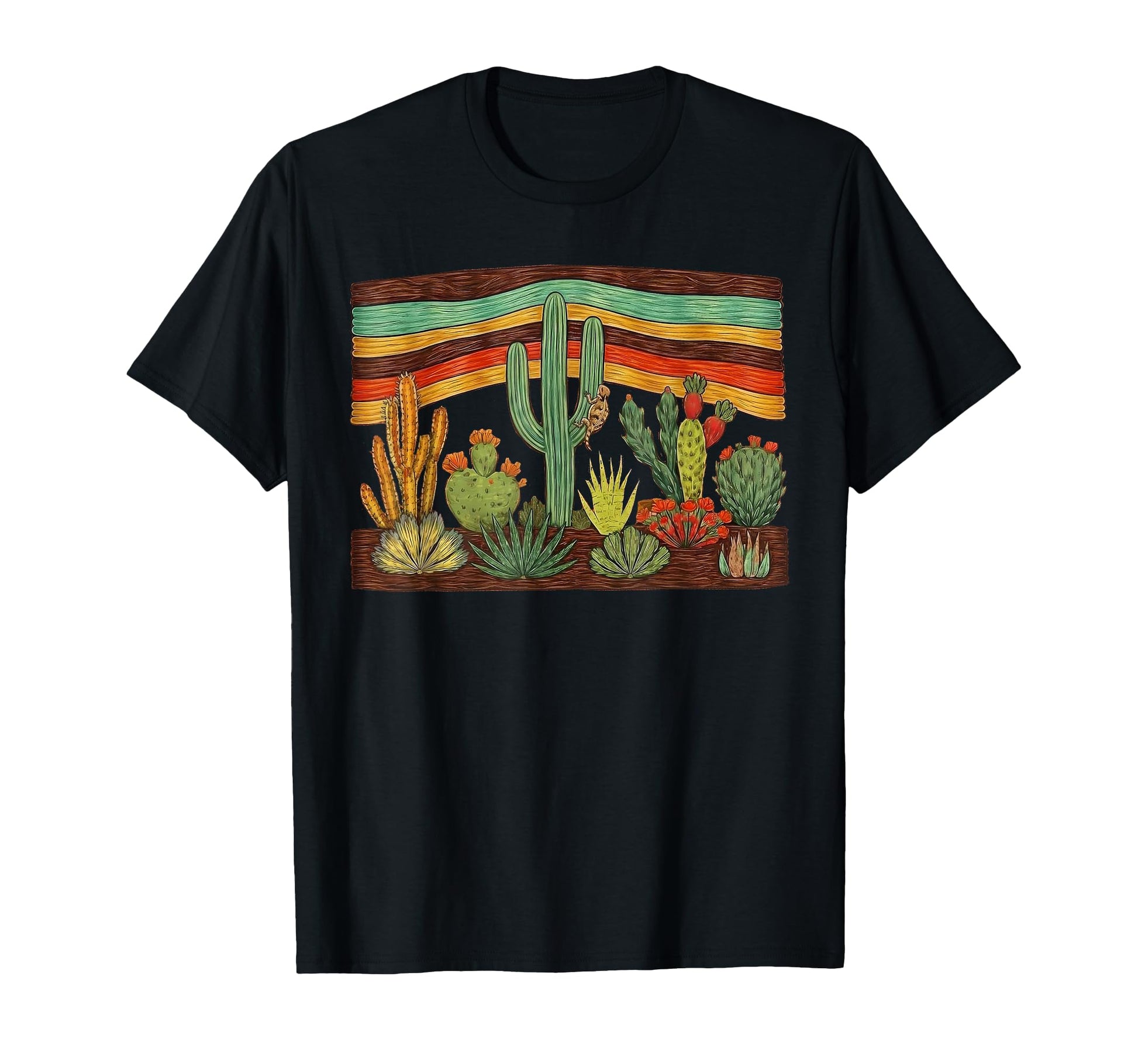 Cactus Desert Southwest Cactus Boho T-Shirt - Graphic Print Men Women - T-Shirt, Sweatshirt, Hoodie