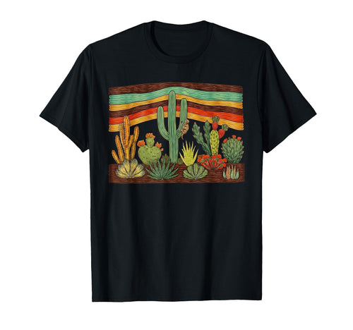 Cactus Desert Southwest Cactus Boho T-Shirt - Graphic Print Men Women - T-Shirt, Sweatshirt, Hoodie