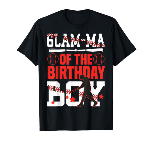 Glam Ma Birthday Baseball Bat Ball T-Shirt - Unique Graphic Men Women - T-Shirt, Sweatshirt, Hoodie