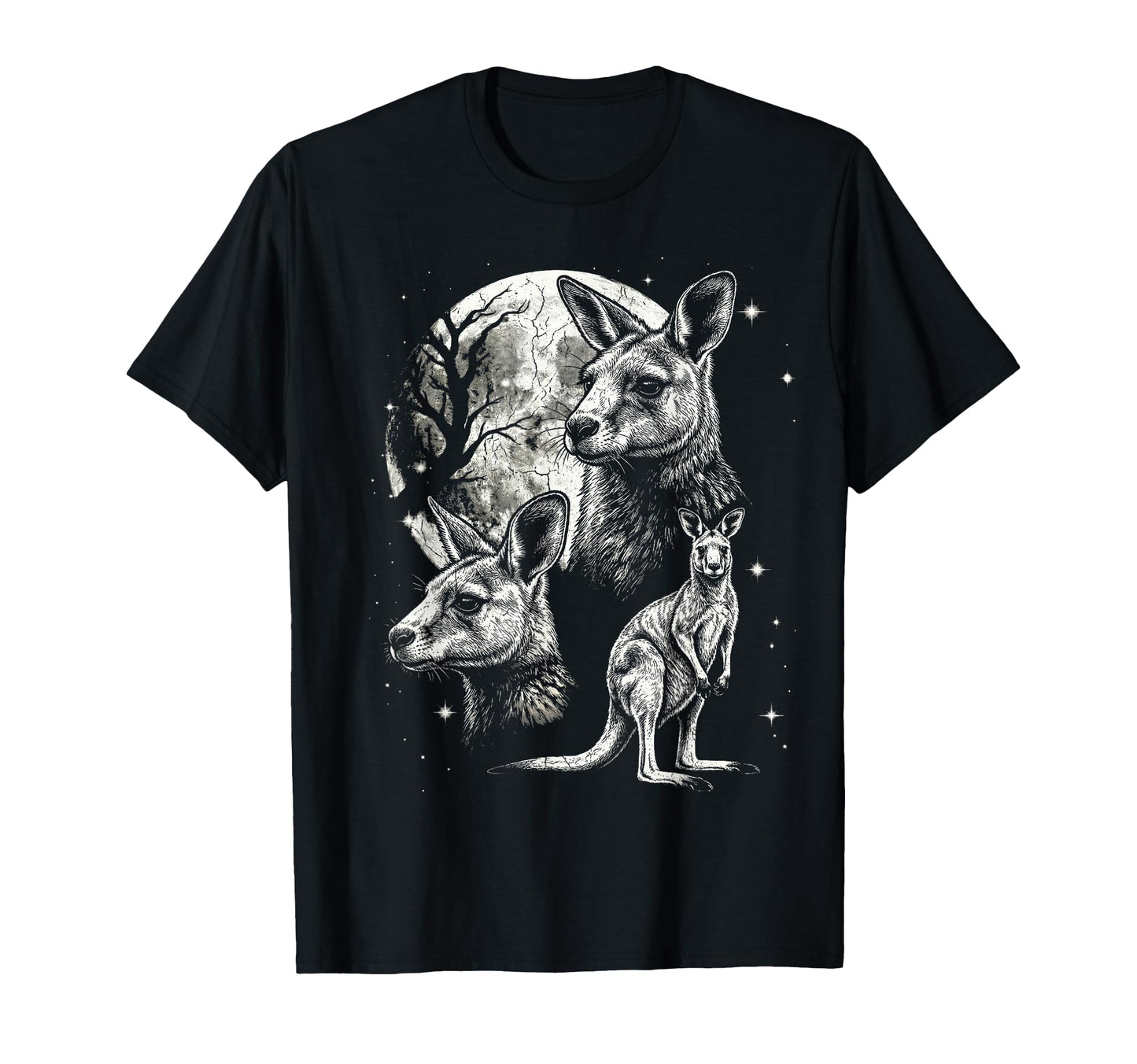 Kangaroo 90S Aesthetic Y2K Kangaroo T-Shirt - Custom Art Print Men Women - T-Shirt, Sweatshirt, Hoodie
