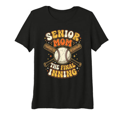 Womens Baseball Senior Mom 2026 Final T-Shirt - Fun Novelty Design Unisex - T-Shirt, Sweatshirt, Hoodie