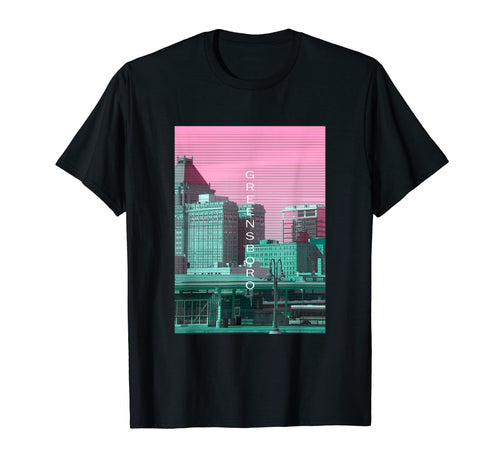 North Carolina Vaporwave Aesthetic T-Shirt - Fun Novelty Design Men Women - T-Shirt, Sweatshirt, Hoodie