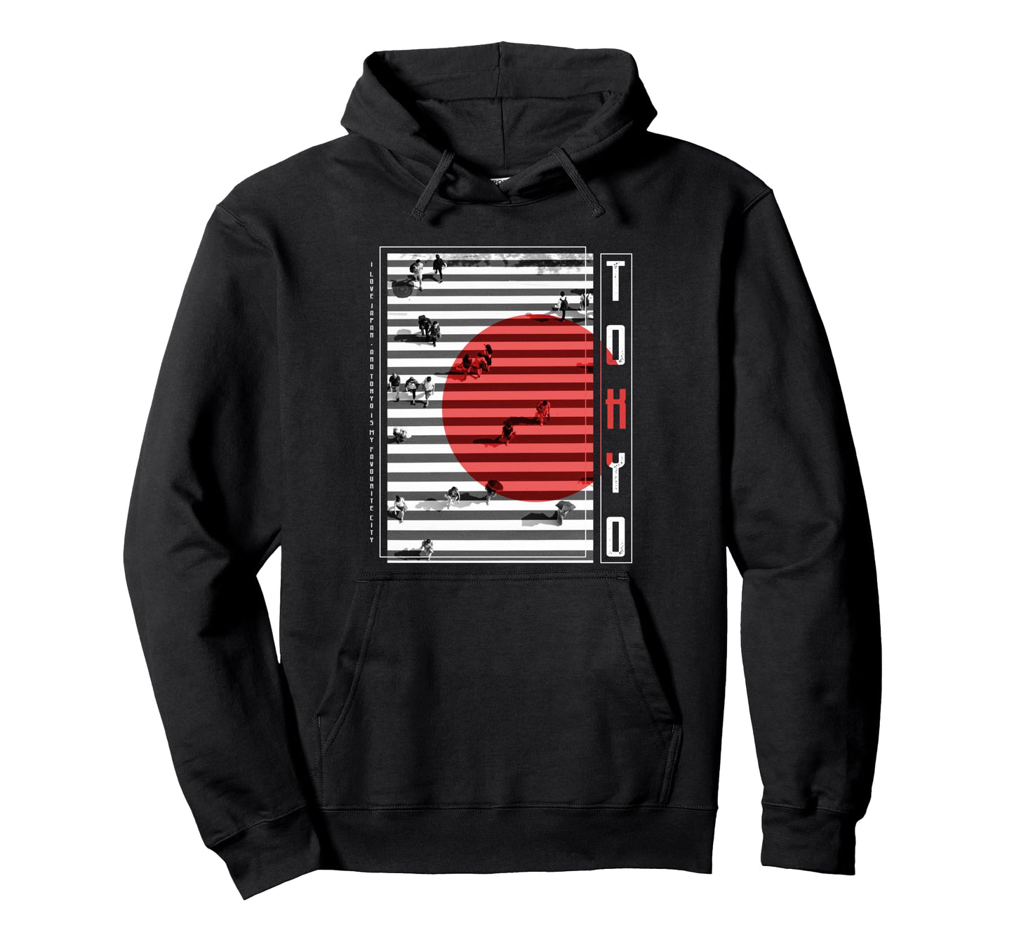 Tokyo Japan Alleyway Tokyo Japan Vibes Hoodie - Novelty Apparel for Adults - T-Shirt, Sweatshirt, Hoodie