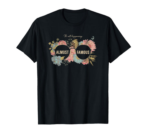Almost Famous Boho Floral Sunglasses T-Shirt - Minimalist Print Men Women - T-Shirt, Sweatshirt, Hoodie