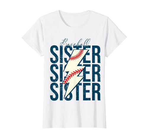 Baseball Sister Funny Baseball Life T-Shirt - Aesthetic Graphic Men Women - T-Shirt, Sweatshirt, Hoodie